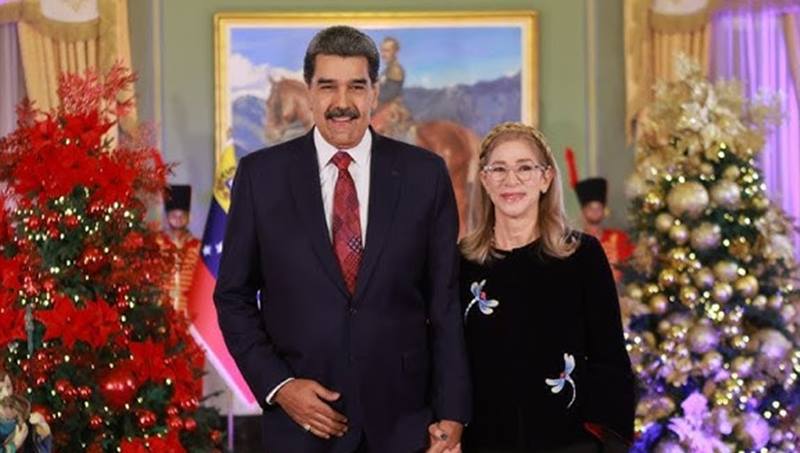 Venezuela Devlet Başkanı Nicolás Maduro ile eşi Cilia Flores’in, ABD