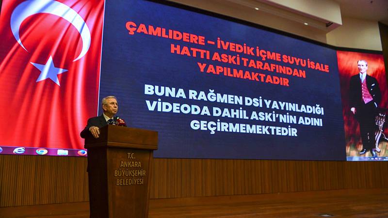 Ankara Anakent Belediye Başkanı Yavaş: “İklim kırılması yaşıyoruz, gri tablo