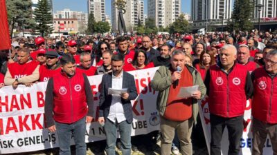 DİSK Genel-İş Adana 1 No'lu Şube, Seyhan Belediyesi çalışanı emekçilerin