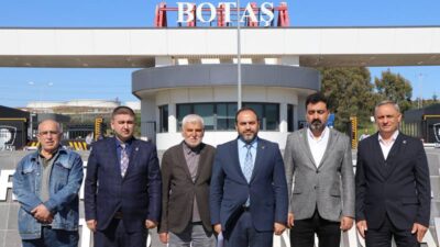 YRP Adana İl Başkanı Özkut Özdemir, Ceyhan’daki BOTAŞ yapısında yaptığı