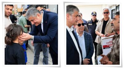Vali Mustafa Yavuz, Seyhan ilçesi Küçükdikili Mahallesi esnafını dükkânlarında ziyaret
