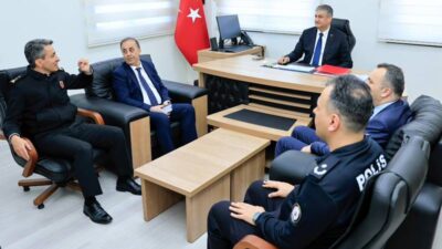 Vali Mustafa Yavuz, Yumurtalık ilçesinde yürüttüğü incelemeler kapsamında İlçe Emniyet