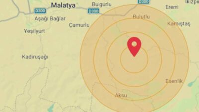 AFAD Deprem Dairesi, Malatya’nın Battalgazi ilçesinde sabah saatlerinde büyük bir
