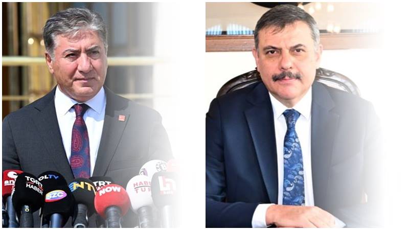 CHP Genel Merkezi önünde TOMA, çevik kuvvet ekiplerinin konuşlanmasıyla tırmanan
