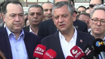 Cumhuriyet Halk Partisi (CHP) Genel Başkanı Özgür Özel, pazar günü