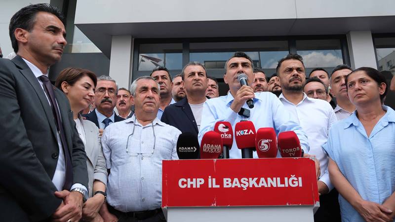 CHP Adana İl Başkanı Anıl Tanburoğlu, Mutlak Butlan yönetiminin görevden