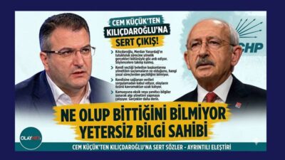 Gazeteci Cem Küçük, eski Cumhuriyet Halk Partisi Genel Başkanı Kemal