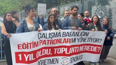 Özel Sektör Öğretmenleri Sendikası üyeleri, kendilerine verilen sözlerin tutulması, haklarının