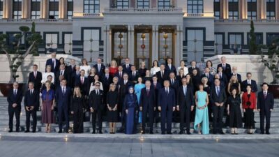 NATO liderleri Ankara’da buluştu Cumhurbaşkanı Recep Tayyip Erdoğan, eşi Emine Erdoğan, Ankara’da düzenlenen 36’ncı