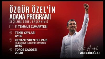 Cumhuriyet Halk Partisi (CHP) Genel Başkanı Özgür Özel, 11 Temmuz